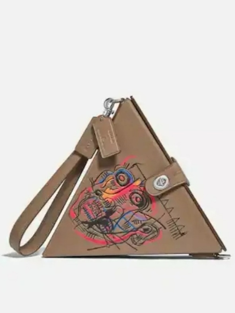 Coach X Jean Michel Basquiat TRIANGLE BAG 24 Runway Style 7039 LIMITED - New